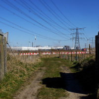 dijkdoorgang bij Polen... vroeger en nu