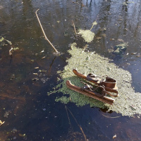 Schaatsen op dun ijs