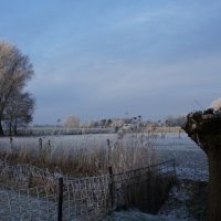 uitzicht vanuit onze tuin