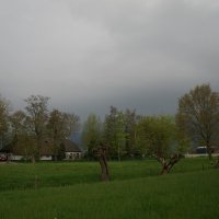 dreigende luchten boven Oudeschip