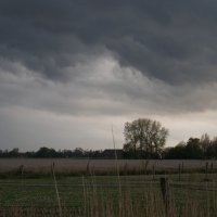 dreigende luchten boven Oudeschip