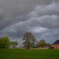 dreigende luchten boven Oudeschip
